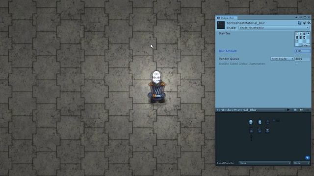 Sprite Blur - 2D Shader Graph Tutorial смотреть онлайн