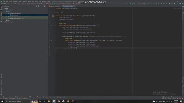 Date Picker Using Edit Text In Android Studio || Mr Programmer смотреть онлайн