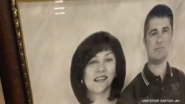 Оформление портрета. Рама, простое стекло. Империя Картин. Мурманск смотреть онлайн