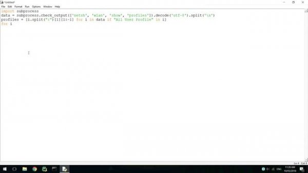 Get Stored WIFI Passwords With Python