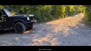 Тест-драйв гелика G63 в горах. Mercedes Benz G63 AMG ST2 850hp AT tires OFF Road Testing