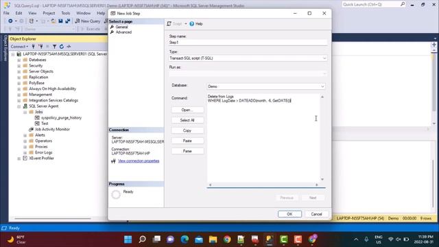 SQL | How to schedule a SQL command | MS SQL | SQL Server Agent смотреть онлайн