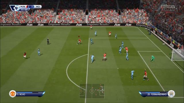 FIFA 15 PC - Manchester United x Manchester City смотреть онлайн