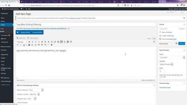 Enable Post Tag Wise Voting Filter | BWL Pro Voting Manager WordPress Plugin смотреть онлайн