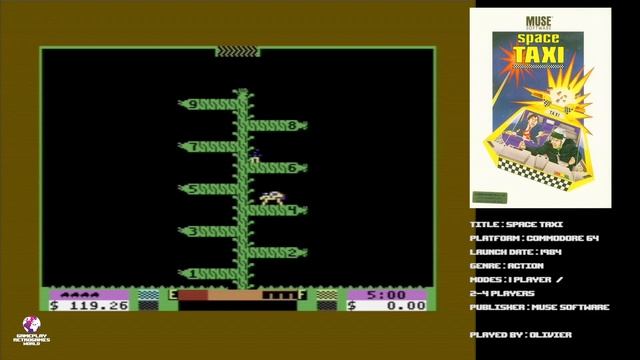 Space Taxi (C64) - [ 1 CREDIT PLAY ] смотреть онлайн