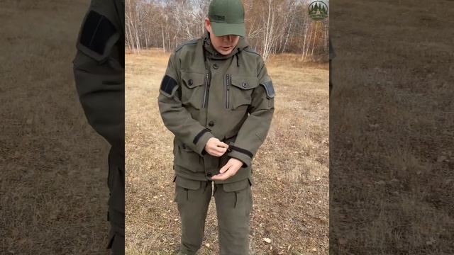 Демисезонный костюм горка 7, ткань Исландия ??, расцветка Олива ?? смотреть онлайн