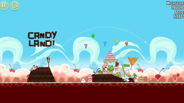 Angry Birds Maker 0.4.2 my level: Candy Land! смотреть онлайн