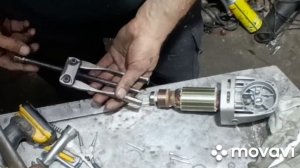 Интерскол УШМ180/1800М замена корпуса редуктора