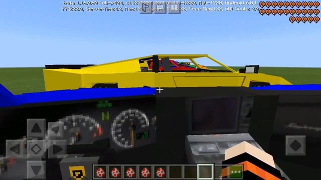 Мод на Ламборгини в Майнкрафт ПЕ смотреть онлайн