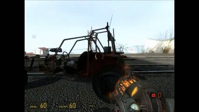 Дома вместе за игрой в Half-Life 2 Coop: Synergy - мост и радио смотреть онлайн