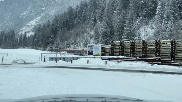 Switzerland  ?? Driving Through  KANDERSTEG ?