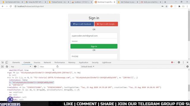 Firebase Authentication Web Login With Email, Google, Facebook, Phone OTP Complete Tutorial Part 3 смотреть онлайн