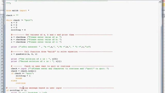 Python programming - How to solve quadratic equations using python смотреть онлайн