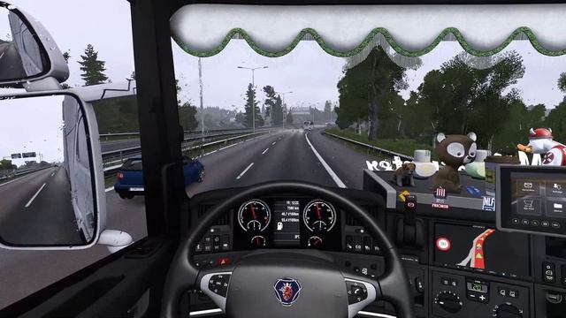 Euro Truck Simulator 2 | ETS2 1.47 | Scania R 500 V8 | Kalmar (S) to Valmiera (LV) смотреть онлайн
