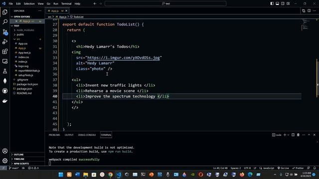 JSX: Syntax Extension - Writing Markup with JSX. React. смотреть онлайн