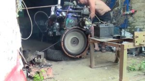 Запуск двс Д-65 после кап ремонта
