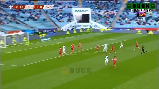 Russia vs Slovenia 2 1 All Goals & Extended Highlights 2021 - World Cup 2022 смотреть онлайн