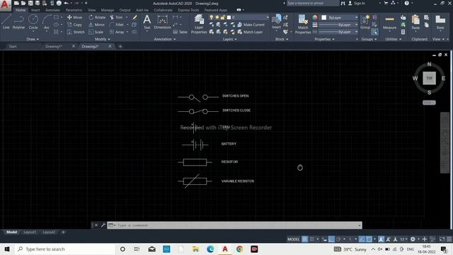 AutoCAD Symbol Diagram Drawing Tutorial for Electrical Engineers, Electronic Telecommunication смотреть онлайн