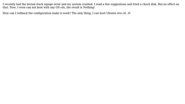DevOps & SysAdmins: kernel stack inpage error with blue screen death смотреть онлайн