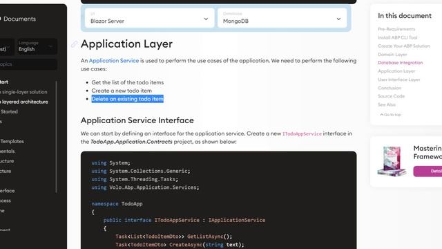 Build a Simple To Do App with ABP Framework [Blazor Server + MongoDb] смотреть онлайн