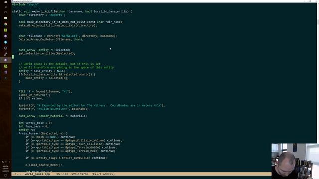 Game Engine Programming: Settable starting level, exporting .obj files from in-game editor. смотреть онлайн