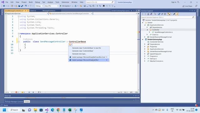 Story 2 Create project frame BL layer, Logging along with onion architecture part 2 in English смотреть онлайн