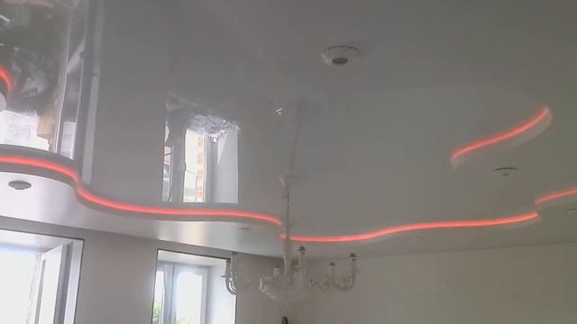 Натяжной потолок с подсветкой АлеКон71 смотреть онлайн