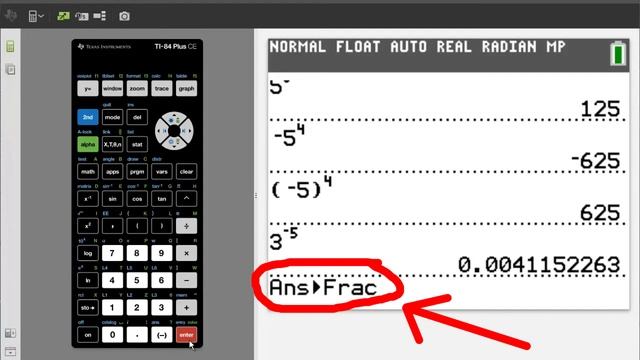 Exponents on the TI 84 Plus CE смотреть онлайн