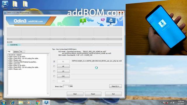 Bypass FRP Google account for Samsung S8 & S8+ with ODIN смотреть онлайн