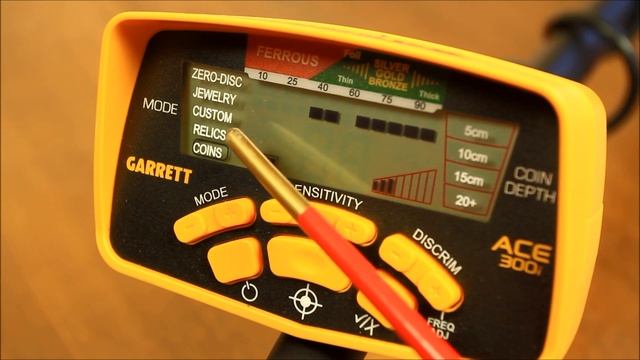 Garrett ACE 300i - Функционал и настройки смотреть онлайн