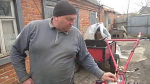 КРИВОЙ СТАРТЕР ДЛЯ ДИЗЕЛЬНОГО МОТОБЛОКА С ВОЗУШНЫМ ОХЛАЖДЕНИЕМ, ИСПЫТАНИЕ!