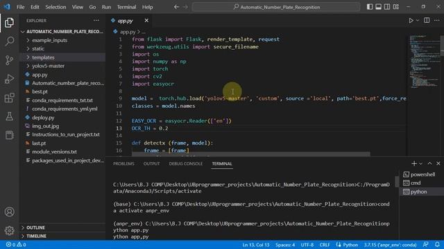 Automatic Number Plate Recognition (ANPR) End to End ML Project with Flask Deployment | UBprogramme смотреть онлайн