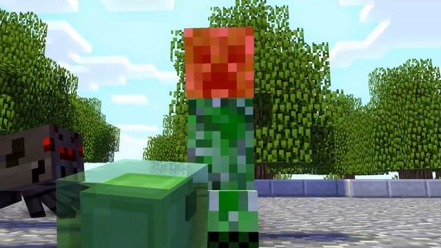 Minecraft ZOMBIE GIRL and ENDERMAN | Monster school смотреть онлайн