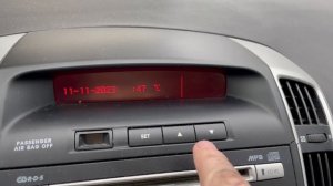 How to change time in kia ceed first generation