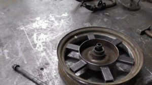 Часть3. Широкое колесо на мотоцикл Днепр 12 (К 750 ,М 72 ,Урал)