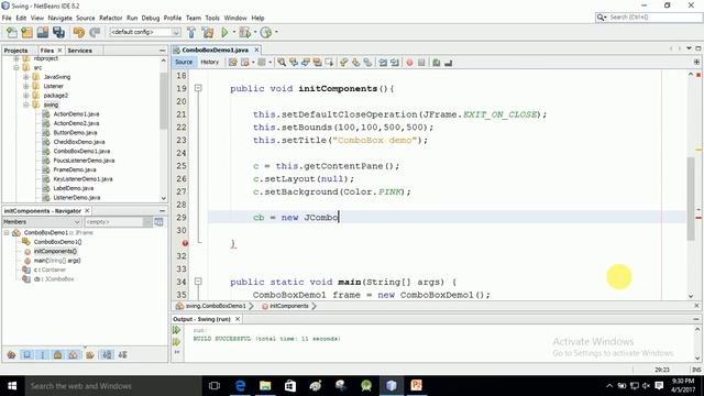 Java Swing Bangla Tutorial 66 : How to create JComboBox смотреть онлайн