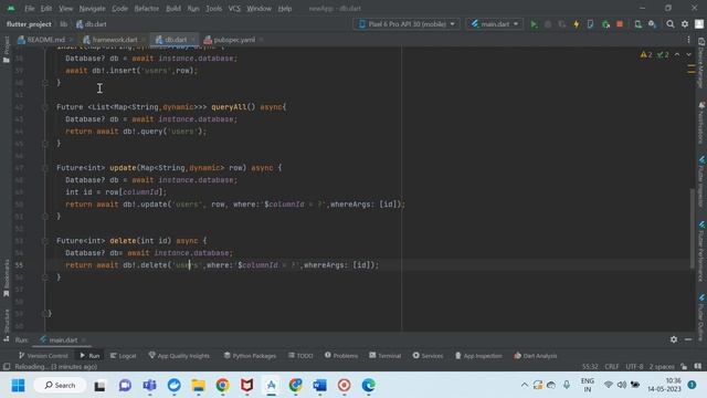 Flutter App making use of SQLite database via sqflite plugin смотреть онлайн