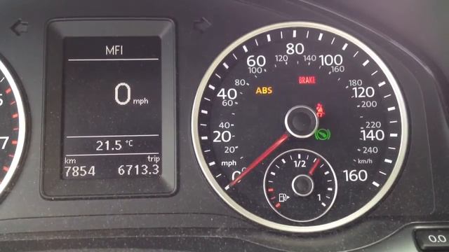 2014 VW Tiguan: Brake servo defective, ABS, Error: Airbag смотреть онлайн