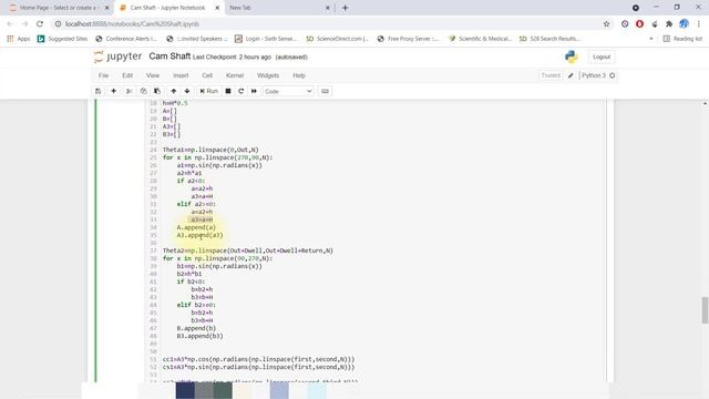 How to draw a cam profile | Automate cam profile in python | Python for mechanical engineer смотреть онлайн
