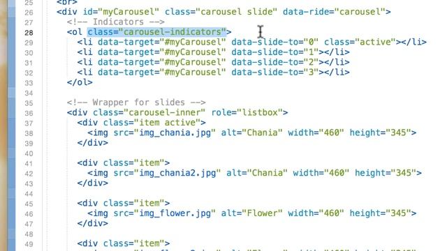 Bootstrap Carousel смотреть онлайн