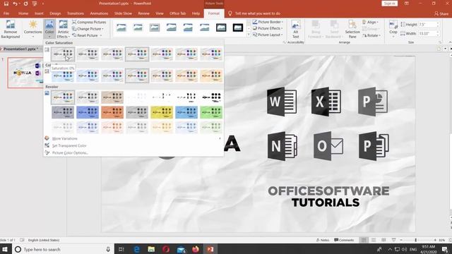 How to Convert Image to Grayscale in PowerPoint смотреть онлайн