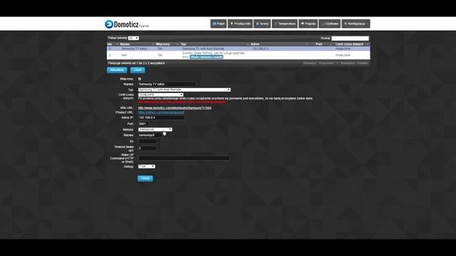 Domoticz: Plugin TV Samsung смотреть онлайн