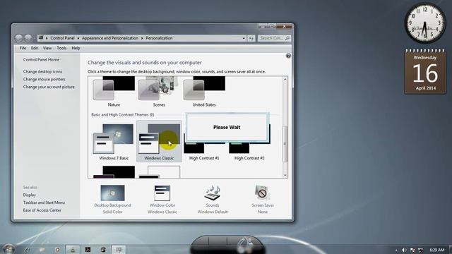How to change windows apperance windows basic into windows classic смотреть онлайн