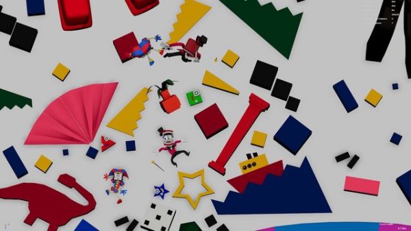 Wacky World but something isn't right... 🎵 (The Amazing Digital Circus Music Video)