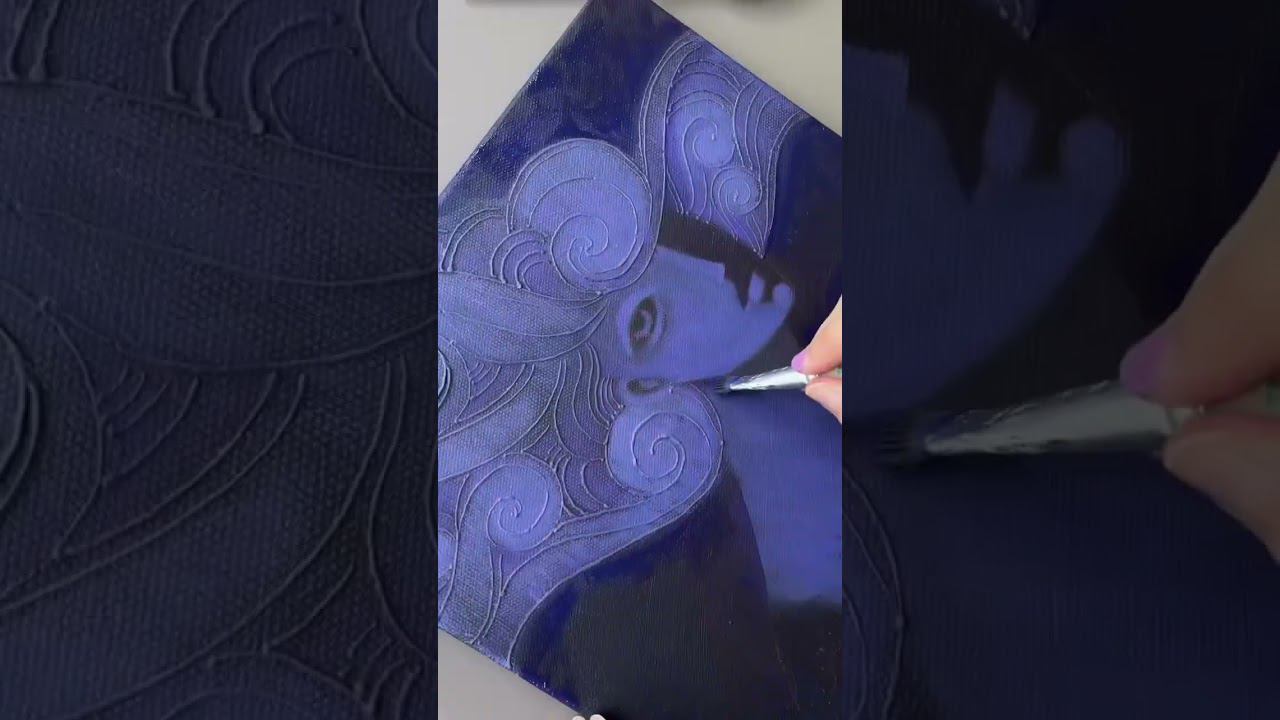 Каждый раз удивляемся волшебной технике Олеси! Как используются контуры ТАИР в живописи! смотреть онлайн