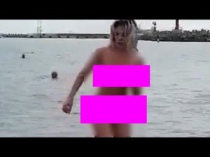 ЭТО ШОК. НУДИСТКА на ЦЕНТРАЛЬНОМ пляже СОЧИ РАЗДЕЛАСЬ ДОГОЛА. ЕЕ ПРОГНАЛИ