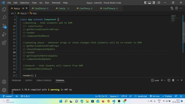 39 React Lifecycle methods with examples in Telugu смотреть онлайн