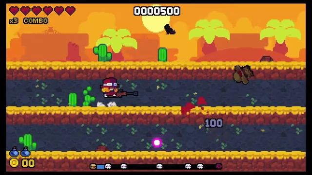 High Noon Revolver : 횡스크롤 현상금사냥! 1화 смотреть онлайн
