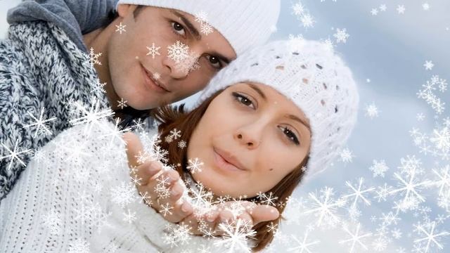 Футаж Падает снег HD смотреть онлайн
