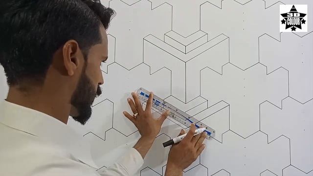 Latest 3D wall painting design | Easy paint 3D designs for walls | interior design смотреть онлайн